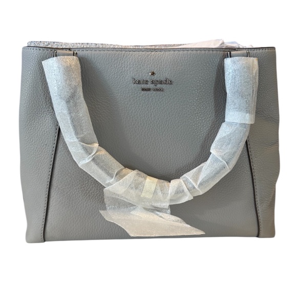 NWT Kate Spade Med Jackson Satchel Nimbus Grey
